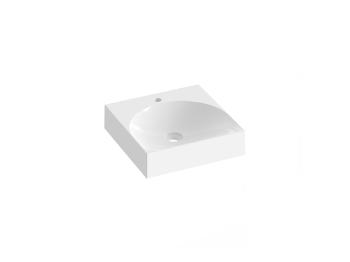 Umývadlo Ravak Lite 45x45 cm otvor pre batériu, bez prepadu XJX01245002