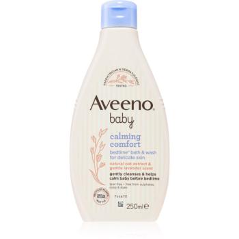 Aveeno Baby Calming Comfort umývací gél pre dobrý spánok na detskú pokožku 250 ml