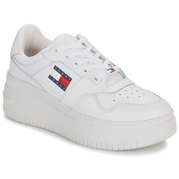 Tommy Jeans  TJW RETRO BASKET FLATFORM ESS  Nízke tenisky Biela