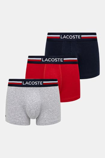 Boxerky Lacoste 3-pak pánske, tmavomodrá farba, 5H2390