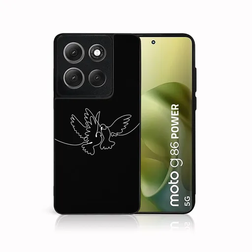 MY ART Ochranný kryt pre Motorola Moto G86 Power 5G WHITE DOVE (195)