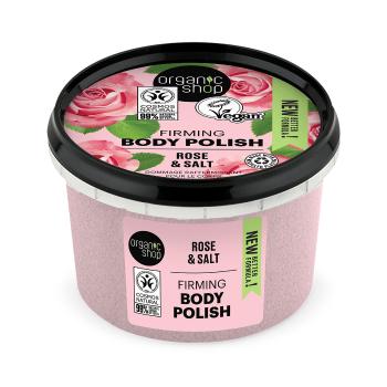 Organic Shop Telový peeling Rose & Salt (Body Polish) 250 ml