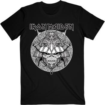 Iron Maiden tričko Samurai Graphic White Čierna XL