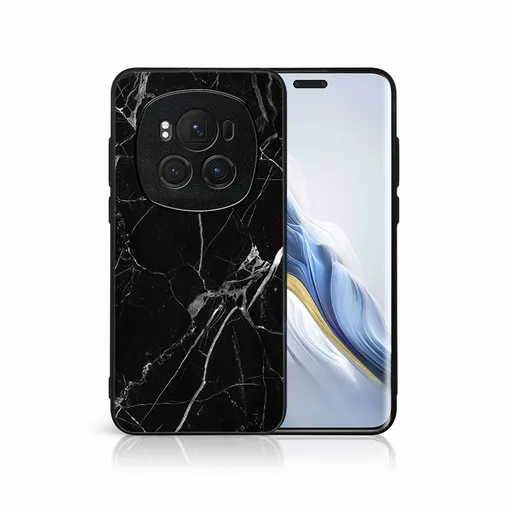 MY ART Ochranný kryt pre Honor Magic6 Pro 5G BLACK MARBLE (142)