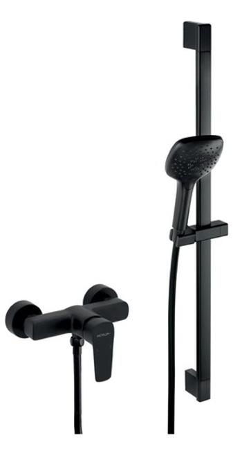 Sprchová batéria Novaservis Metalia 58 so sprchovacím setom 150 mm čierna matná 58061KIT,5