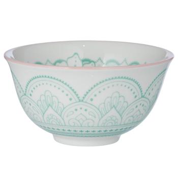 ORNAMENTS tálka 240 ml, halványzöld