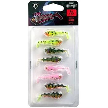 FOX Rage Micro Spikey Fry Ultra UV 4 cm Mixed Colours 8 ks (5056212123322)