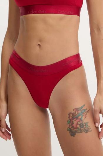 Tangá Calvin Klein Underwear červená farba, 000QF7997E