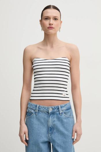 Top Calvin Klein Jeans dámsky, biela farba, J20J225310