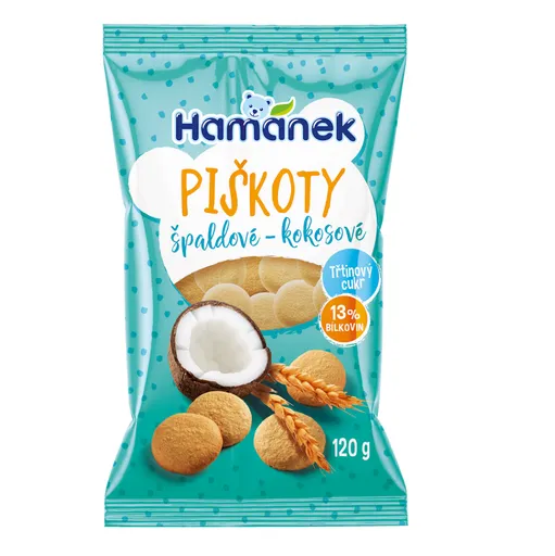 KÁVOVINY Špaldové piškóty s kokosom 120 g