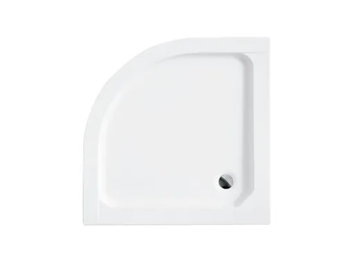 BESCO - Štvrťkruhová sprchová vanička ALEX - Rozmer A - 80, Rozmer B - 80 OLBVANACALE80