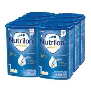 NUTRILON 1 Good Sleep počiatočná mliečna výživa v prášku na dobrú noc. 6 x 800 g