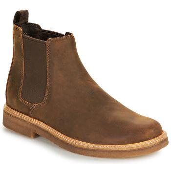 Clarks  CLARKDALE EASY  Polokozačky Hnedá