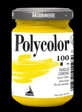 MAIMERI POLYCOLOR - Jemné vinylové farby 100 - lemon yellow, 140 ml