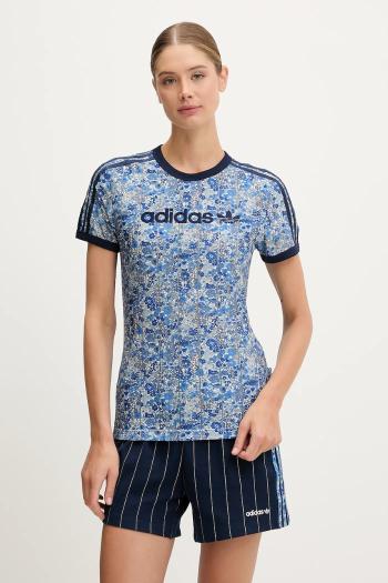 Tričko adidas Originals Liberty dámske, tmavomodrá farba, JC5304