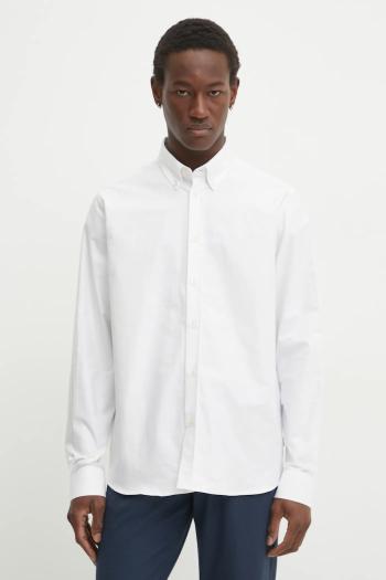 Košeľa Les Deux pánska, biela farba, regular, s golierom button-down, LDM410193