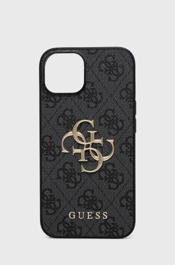 Puzdro na mobil Guess Iphone 14 6,1" šedá farba