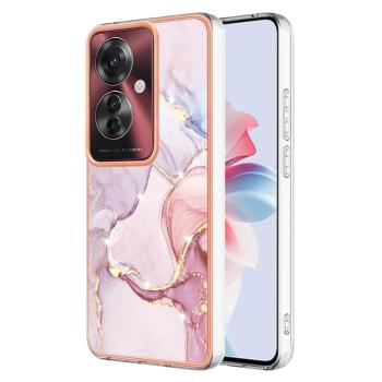 IMD MARBLE Ochranný kryt pre Oppo Reno11 F 5G ROSE GOLD