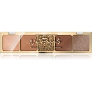 Revolution PRO Glam paletka očných tieňov odtieň No Regrets Soft Nude 5,5 g