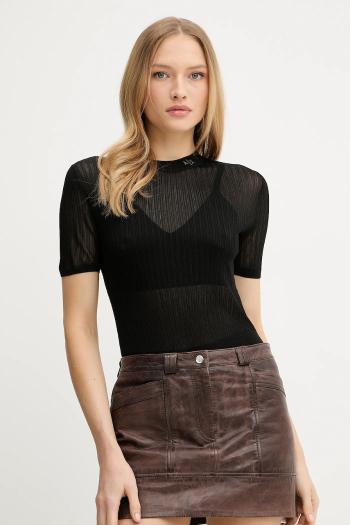 Tričko Armani Exchange dámske, čierna farba, XW000595 AF12785