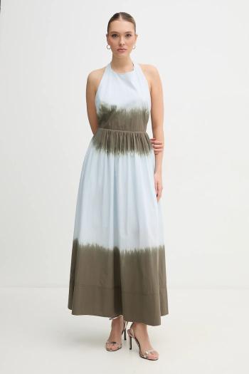 Bavlnené šaty Dkny maxi, áčkový strih, DJ5D9063