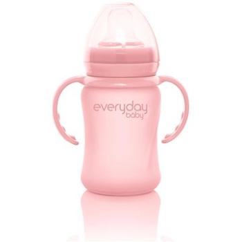 Everyday Baby Hrnček sklo Healthy+ 150 ml Rose Pink (7350077263130)