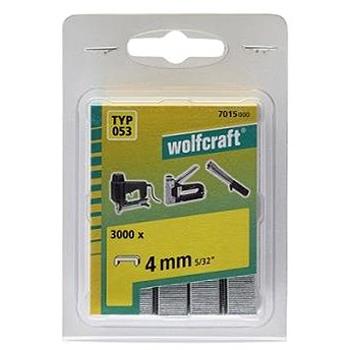 WOLFCRAFT - Spona široká čalúnická 11,2 mm výška 4 mm, 3 000 ks (4006885701502)