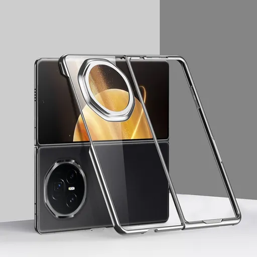 ELECTRO Plastový obal pre Honor Magic V3 strieborný