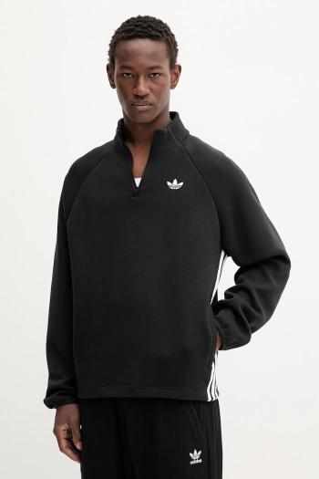 Mikina adidas Originals Spacer Drill TT čierna farba, s nášivkou, JW5958