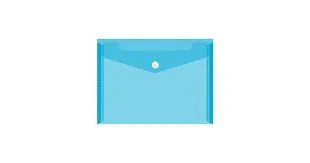 Obálka listová kabelka A6 s cvokom PP modrá