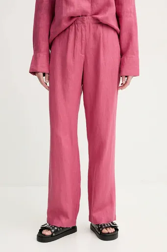 Ľanové nohavice Samsoe Samsoe SATOVE