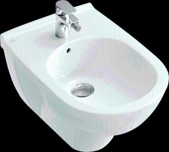 Bidet Villeroy & Boch O.Novo závesný, vnútorný prívod 54600001