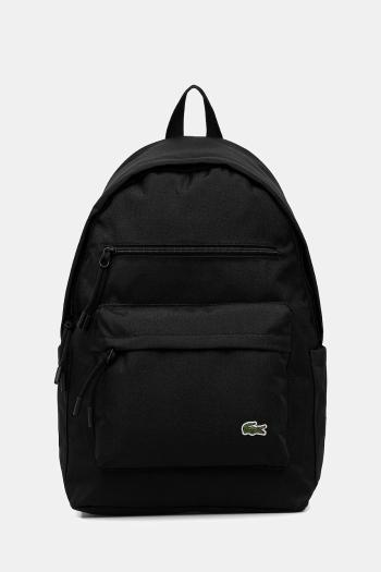 Ruksak Lacoste čierna farba, veľký, jednofarebný, NU5180NE