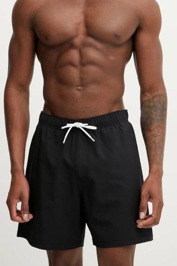 Plavkové šortky Hollister Co. čierna farba, KI333-5002