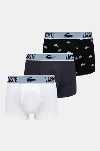 Boxerky Lacoste 3-pak pánske, biela farba, 5H5152