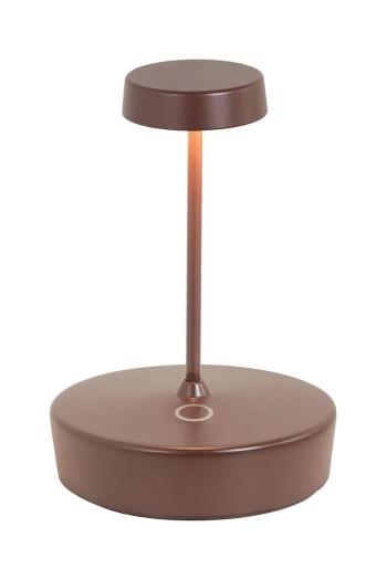 Bezdrôtová led stolná lampa Zafferano Swap Mini hnedá farba