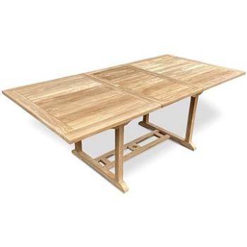TEXIM Stůl zahradní rozkládací BALI, teak 200cm (8592301021423)