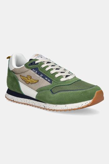 Tenisky Aeronautica Militare SC288CT3545 zelená farba, SC288CT3545