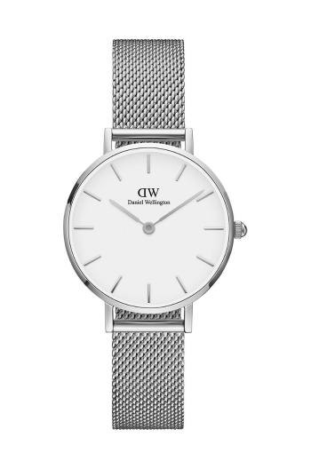 Hodinky Daniel Wellington Petite 28 Sterling dámske, strieborná farba