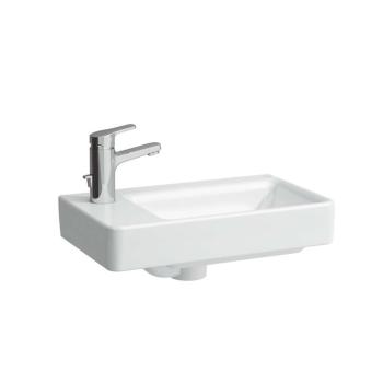 Laufen - Pro S Umývadielko, 48x28 cm, 1 otvor na batériu vľavo, biela H8159550001041