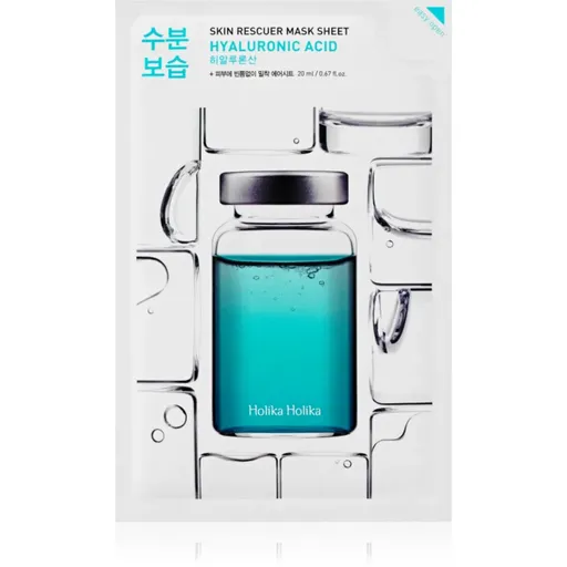 Holika Holika Skin Rescuer Hyaluronic Acid hydratačná plátienková maska s kyselinou hyalurónovou 20 ml