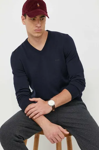 Vlnený sveter BOSS Baram-L