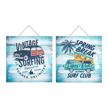 Signes Grimalt  Surf Wall Wall Decoration 2 Dif.  Sochy Zelená