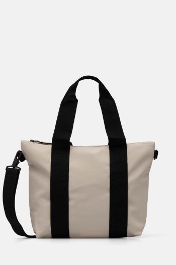 Taška Rains Tote Bag Micro W3 béžová farba, 14180-26