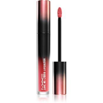 MAC Cosmetics Love Me Liquid Lipcolour krémový rúž so saténovým finišom odtieň Still Winning 3,1 ml