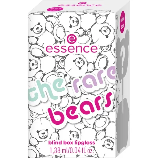 essence the rare bears blind box lipgloss trblietavý lesk na pery 1.38 ml
