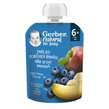 GERBER Natural kapsička jablko, čučoriedka a banán 90 g