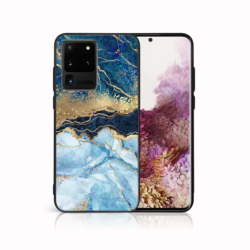 MY ART Ochranný kryt pre Samsung Galaxy S20 Ultra BLUE MARBLE (141)