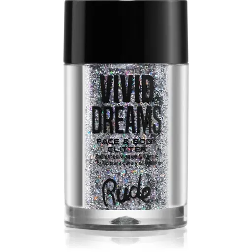Rude Cosmetics Vivid Dreams Glitre na tvár i telo odtieň Dreamscape 2.7 g