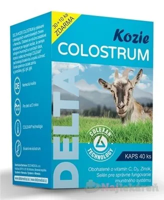 DELTA COLOSTRUM Kozie cps 30+10 zdarma (40 ks)
